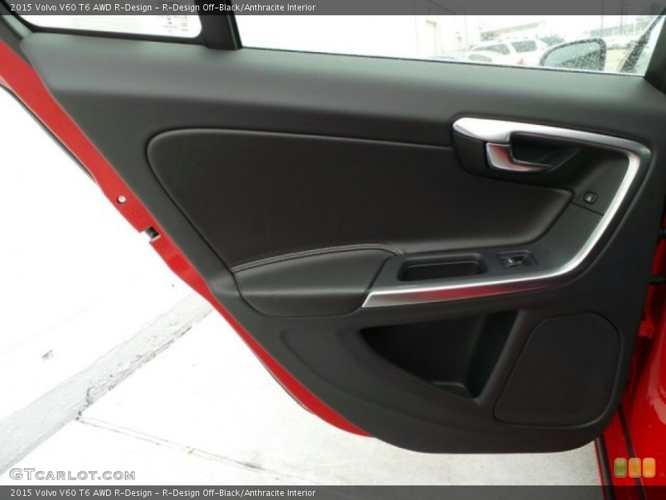 R-Design Off-Black/Anthracite Interior Door Panel for the 2015 Volvo V60 T6 AWD R-Design #91064926