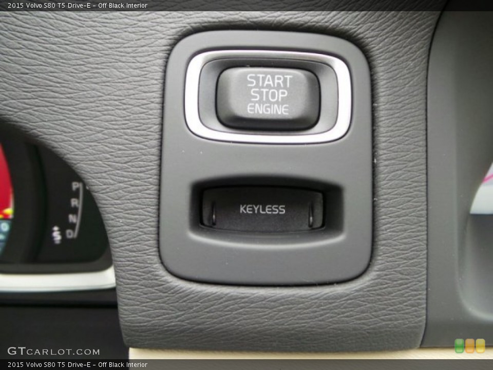 Off Black Interior Controls for the 2015 Volvo S80 T5 Drive-E #91065588