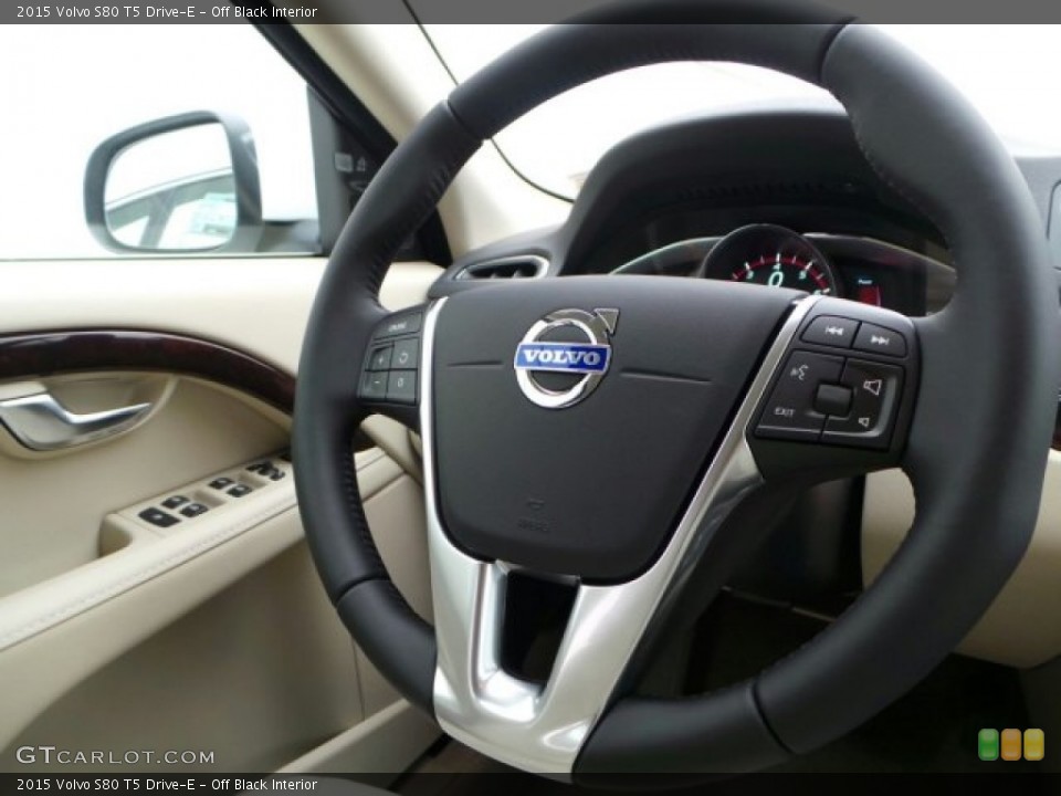 Off Black Interior Steering Wheel for the 2015 Volvo S80 T5 Drive-E #91065745