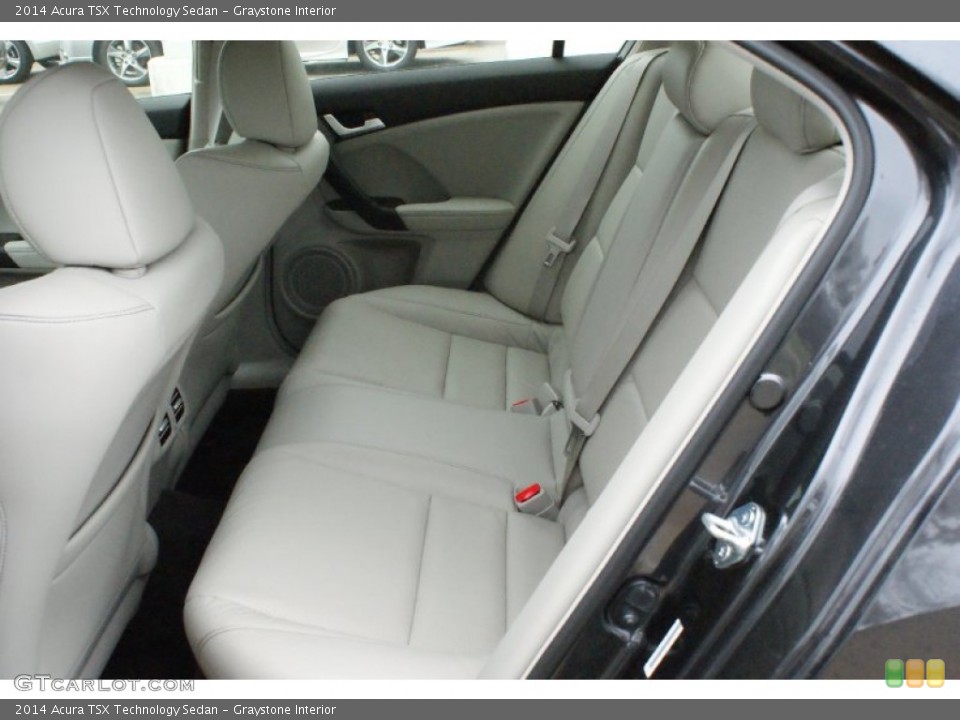 Graystone Interior Rear Seat for the 2014 Acura TSX Technology Sedan #91067421