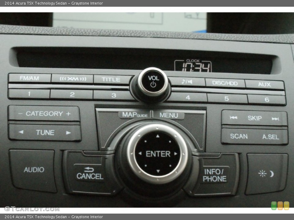 Graystone Interior Controls for the 2014 Acura TSX Technology Sedan #91067538