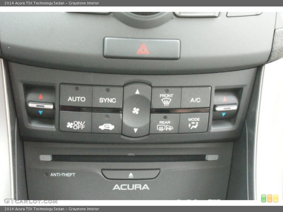 Graystone Interior Controls for the 2014 Acura TSX Technology Sedan #91067550