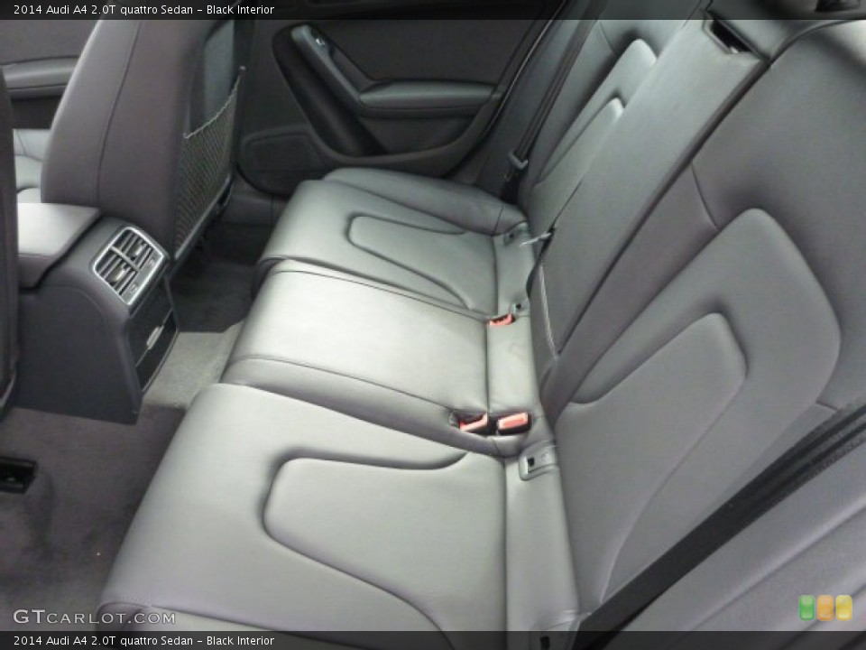 Black Interior Rear Seat for the 2014 Audi A4 2.0T quattro Sedan #91076268