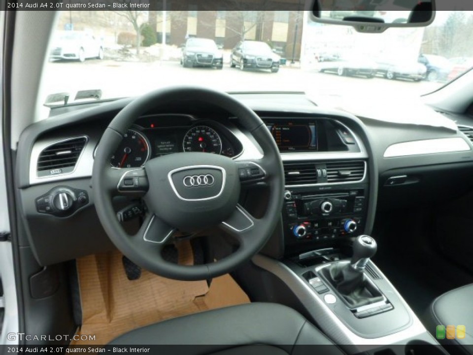 Black Interior Prime Interior for the 2014 Audi A4 2.0T quattro Sedan #91076297