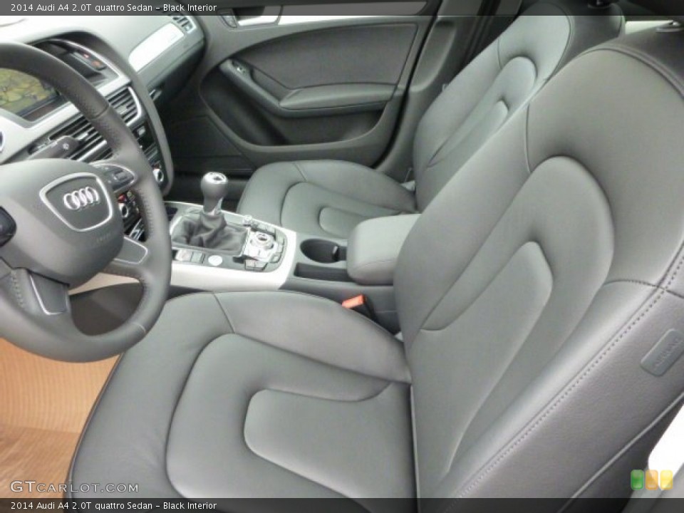 Black Interior Front Seat for the 2014 Audi A4 2.0T quattro Sedan #91076537
