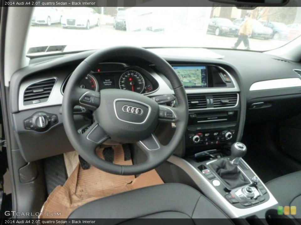 Black Interior Photo for the 2014 Audi A4 2.0T quattro Sedan #91076561
