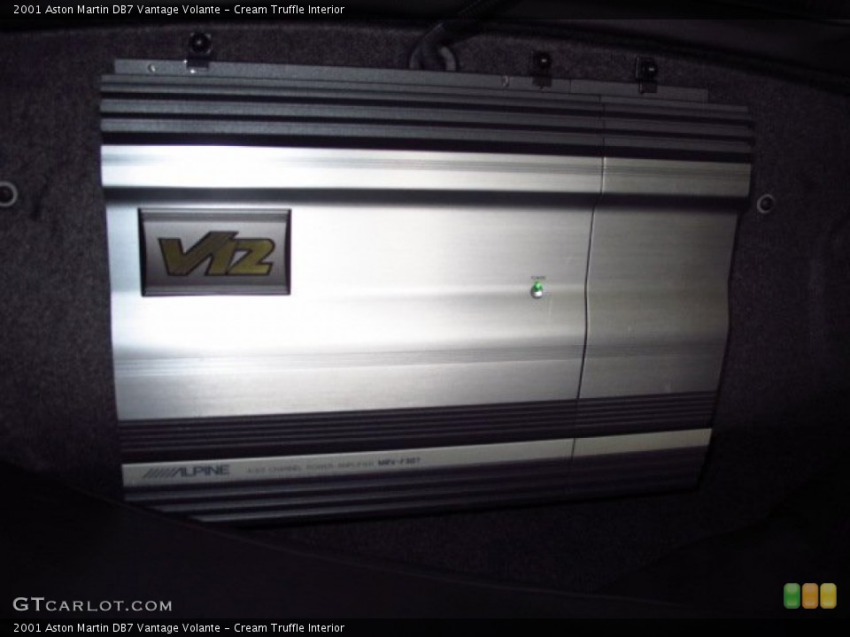 Cream Truffle Interior Audio System for the 2001 Aston Martin DB7 Vantage Volante #91082572