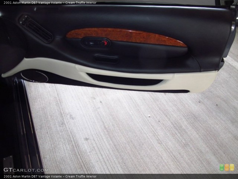 Cream Truffle Interior Door Panel for the 2001 Aston Martin DB7 Vantage Volante #91082635