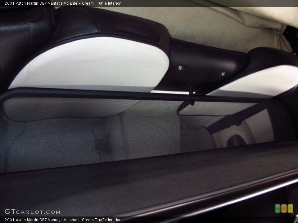 Cream Truffle Interior Rear Seat for the 2001 Aston Martin DB7 Vantage Volante #91082662