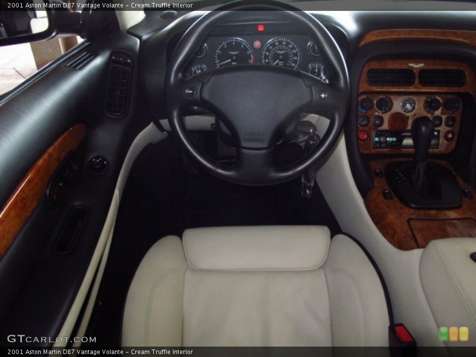 Cream Truffle Interior Dashboard for the 2001 Aston Martin DB7 Vantage Volante #91082704