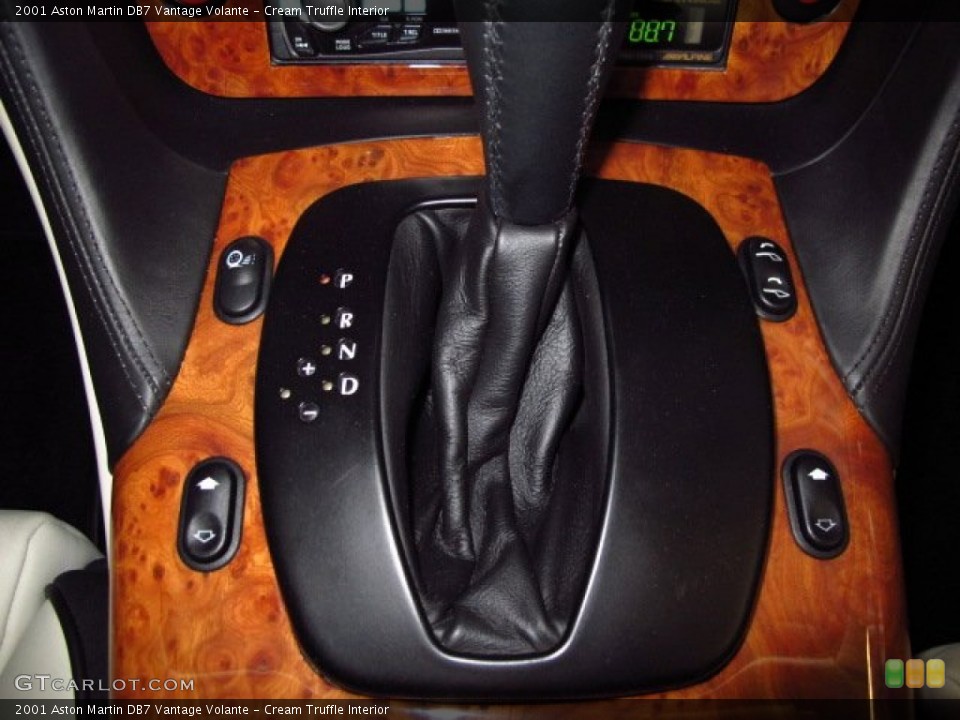 Cream Truffle Interior Transmission for the 2001 Aston Martin DB7 Vantage Volante #91082779