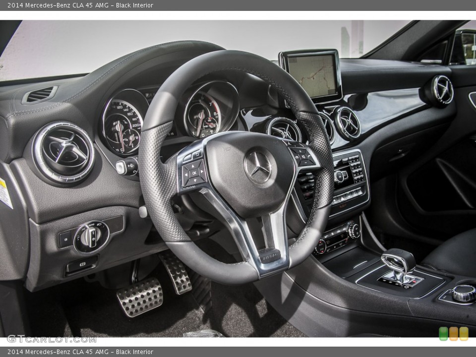 Black Interior Dashboard for the 2014 Mercedes-Benz CLA 45 AMG #91084561