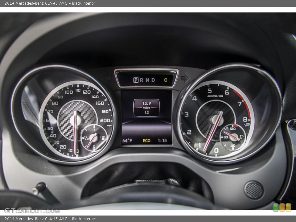 Black Interior Gauges for the 2014 Mercedes-Benz CLA 45 AMG #91084591
