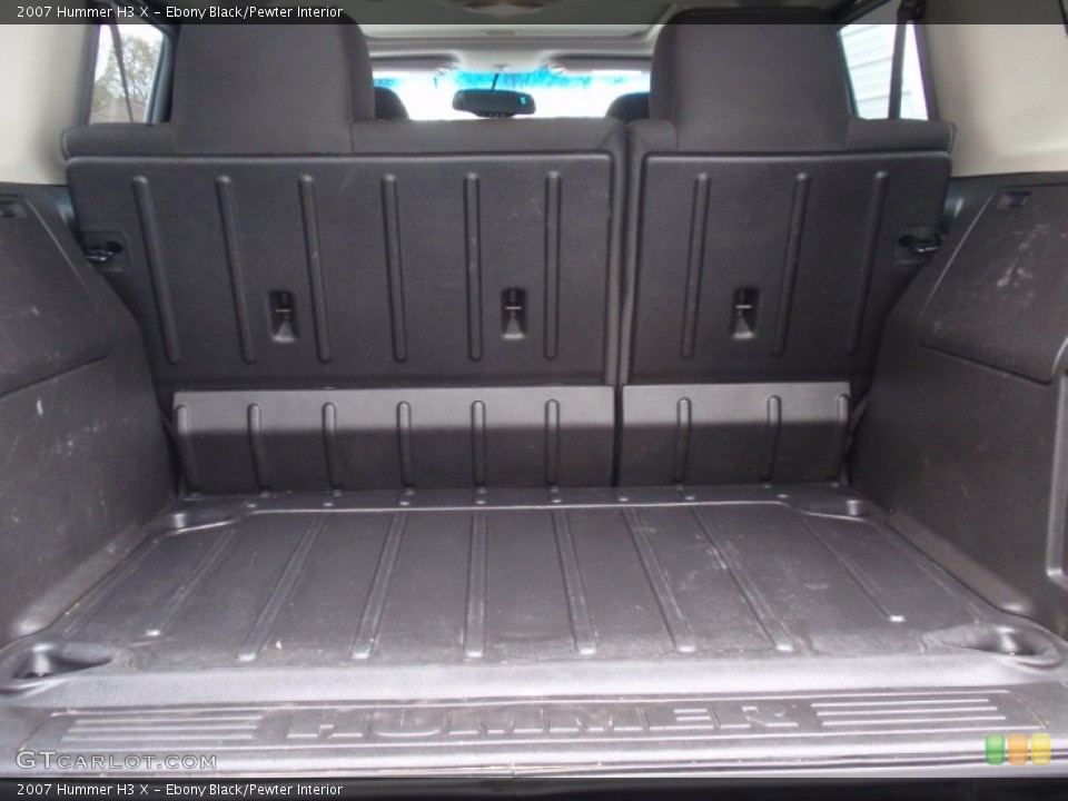 Ebony Black/Pewter Interior Trunk for the 2007 Hummer H3 X #91086403