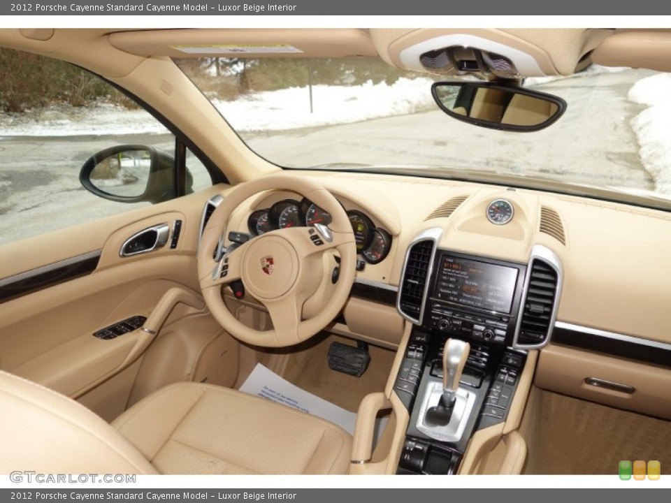 Luxor Beige Interior Dashboard for the 2012 Porsche Cayenne  #91087843