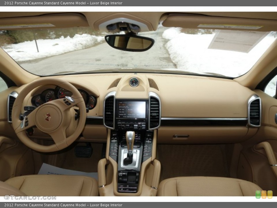 Luxor Beige Interior Dashboard for the 2012 Porsche Cayenne  #91087855