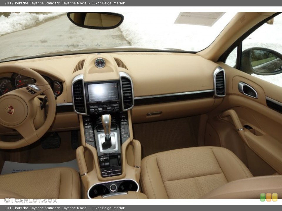 Luxor Beige Interior Dashboard for the 2012 Porsche Cayenne  #91087870