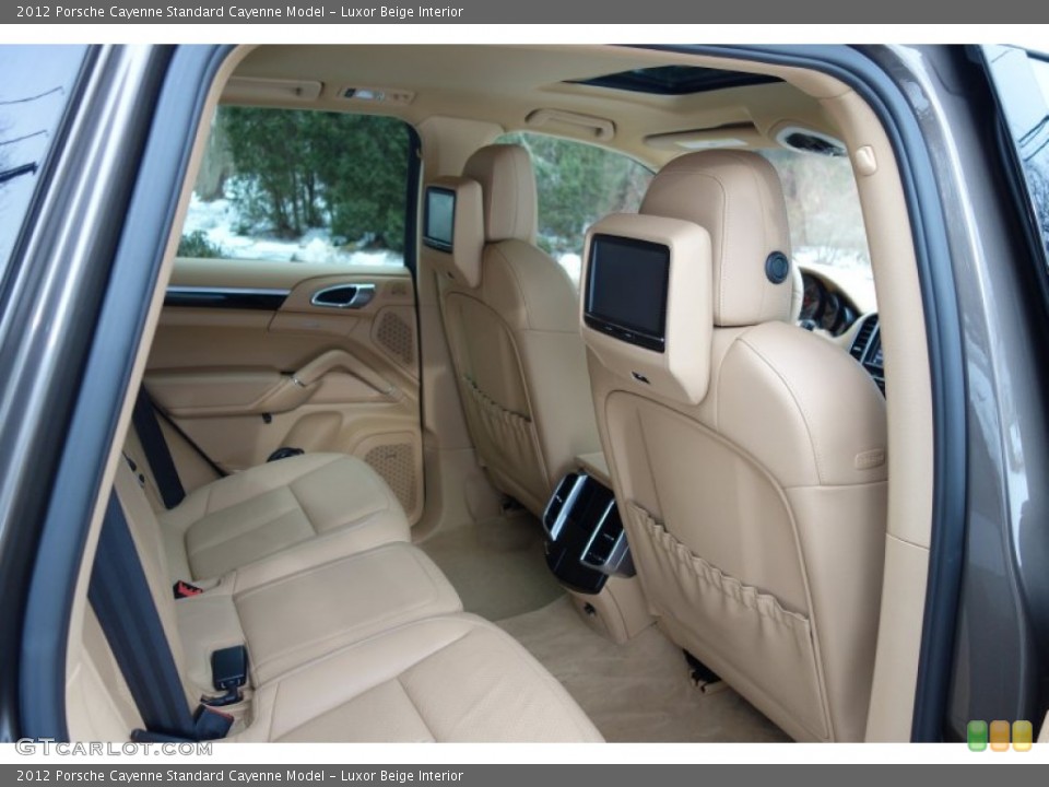 Luxor Beige Interior Rear Seat for the 2012 Porsche Cayenne  #91087888