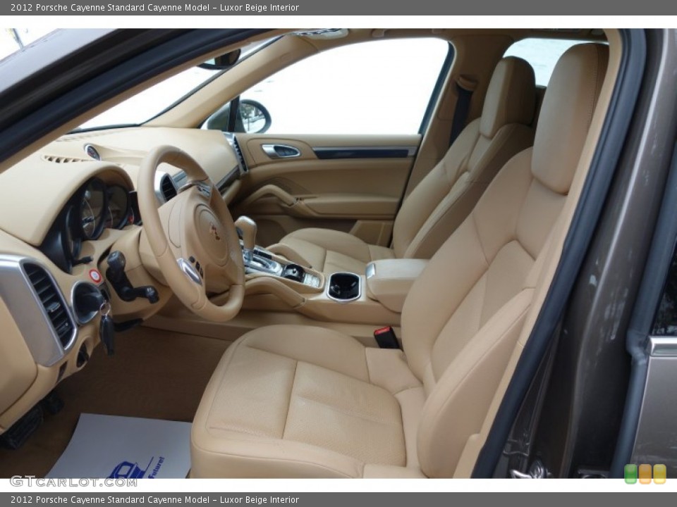 Luxor Beige Interior Front Seat for the 2012 Porsche Cayenne  #91088002