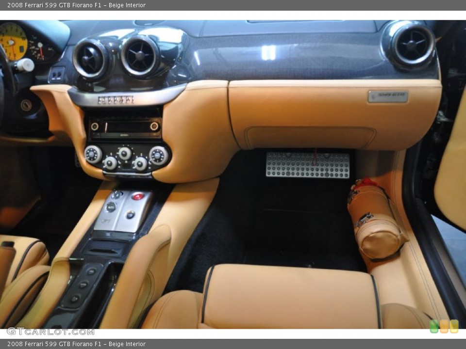 Beige Interior Dashboard for the 2008 Ferrari 599 GTB Fiorano F1 #91089757