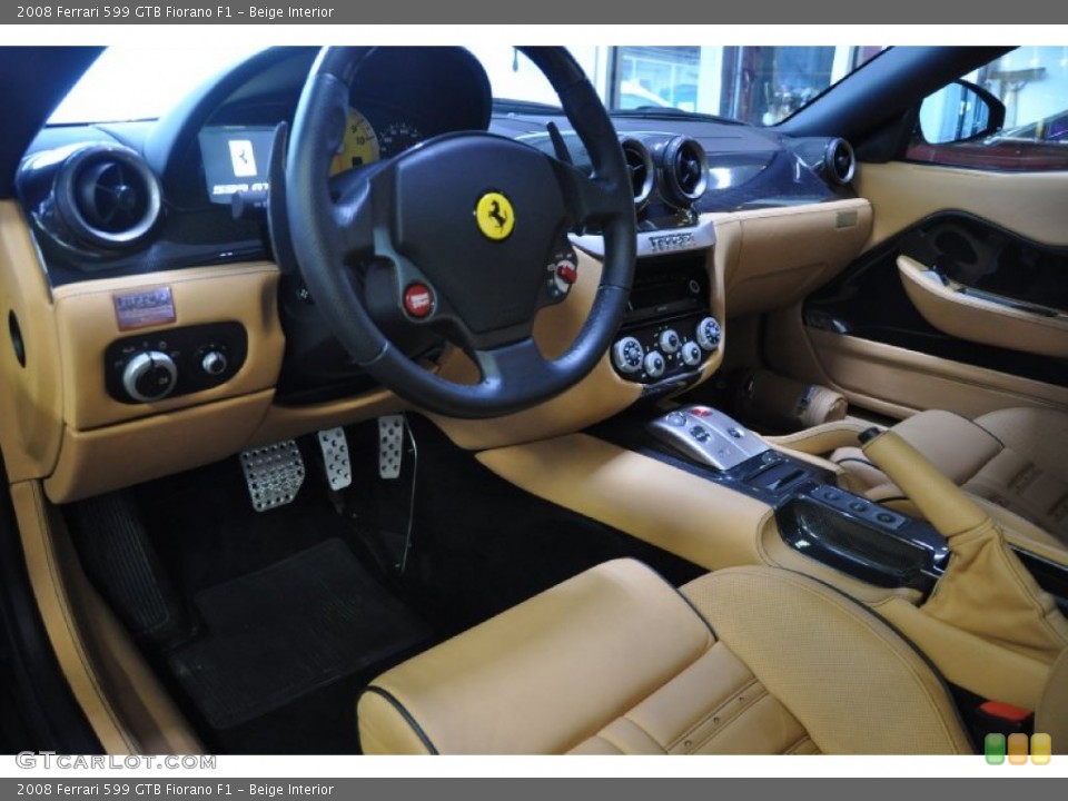 Beige Interior Photo for the 2008 Ferrari 599 GTB Fiorano F1 #91089811