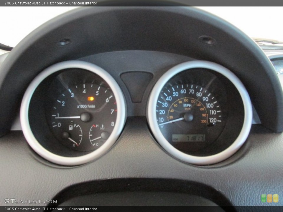 Charcoal Interior Gauges for the 2006 Chevrolet Aveo LT Hatchback #91097570
