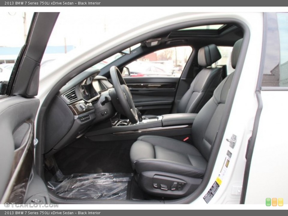Black Interior Photo for the 2013 BMW 7 Series 750Li xDrive Sedan #91100235