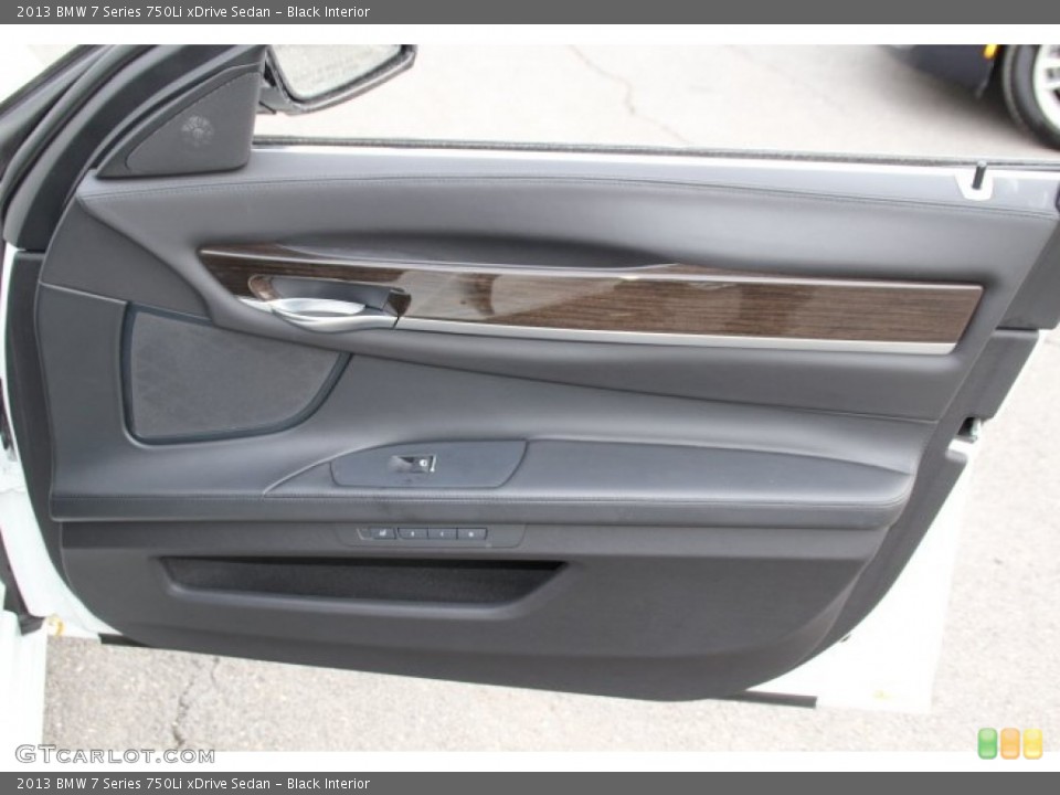 Black Interior Door Panel for the 2013 BMW 7 Series 750Li xDrive Sedan #91100600