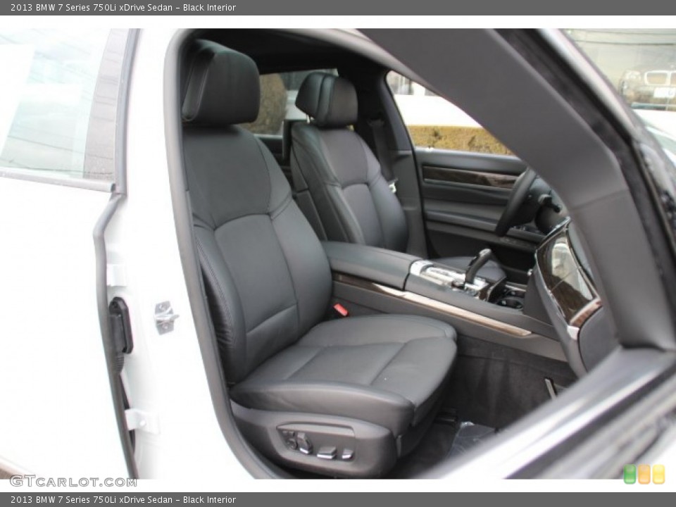 Black Interior Front Seat for the 2013 BMW 7 Series 750Li xDrive Sedan #91100657