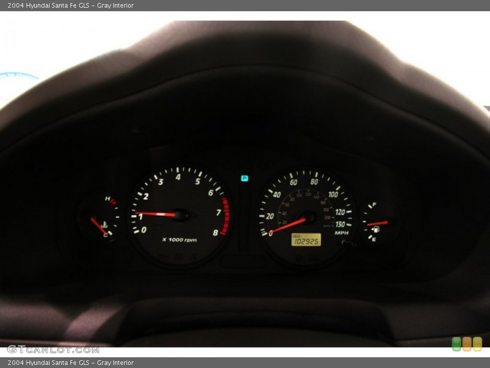 Gray Interior Gauges for the 2004 Hyundai Santa Fe GLS #91101242