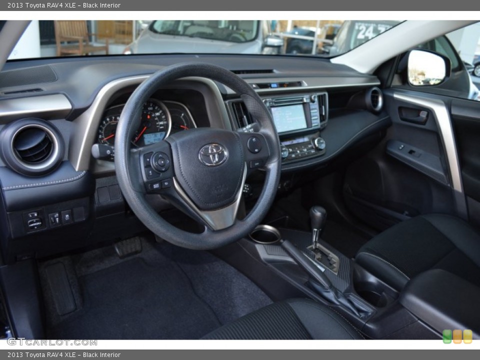 Black Interior Dashboard for the 2013 Toyota RAV4 XLE #91103671