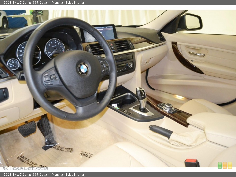 Venetian Beige Interior Photo for the 2013 BMW 3 Series 335i Sedan #91104071