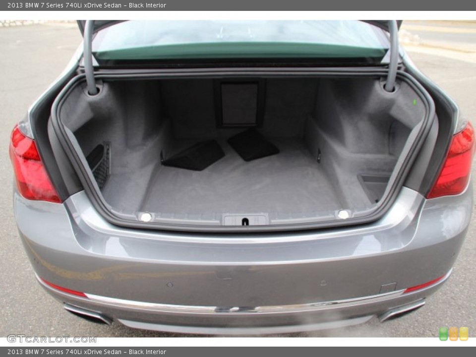 Black Interior Trunk for the 2013 BMW 7 Series 740Li xDrive Sedan #91104851