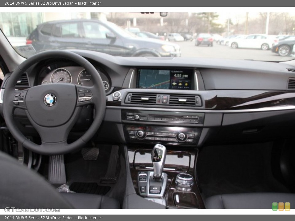 Black Interior Dashboard for the 2014 BMW 5 Series 528i xDrive Sedan #91105445