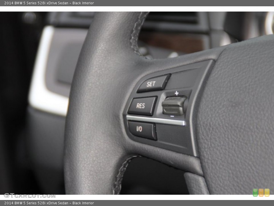 Black Interior Controls for the 2014 BMW 5 Series 528i xDrive Sedan #91105505