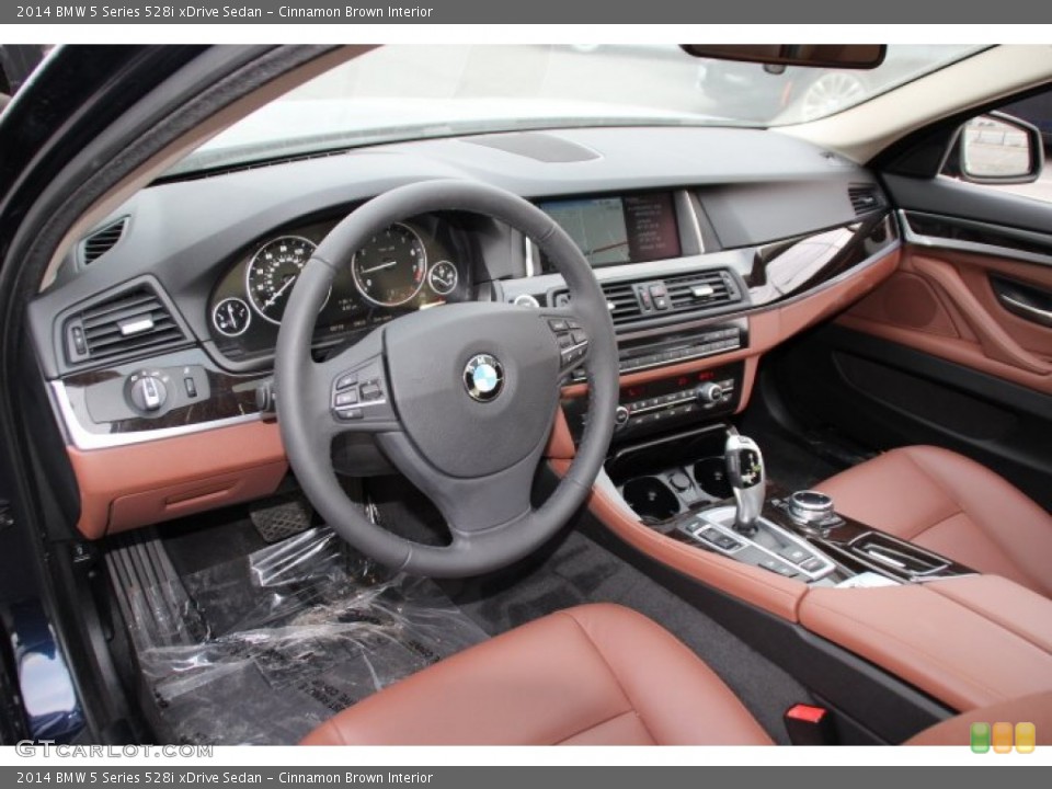 Cinnamon Brown Interior Photo for the 2014 BMW 5 Series 528i xDrive Sedan #91105946
