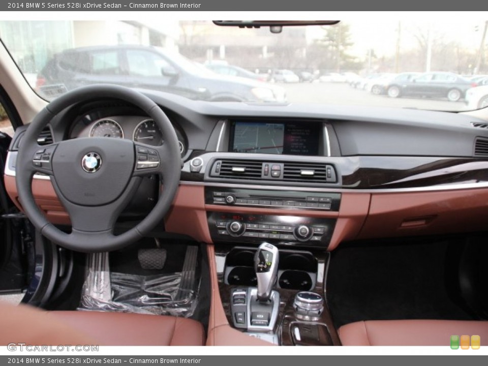 Cinnamon Brown Interior Dashboard for the 2014 BMW 5 Series 528i xDrive Sedan #91105997