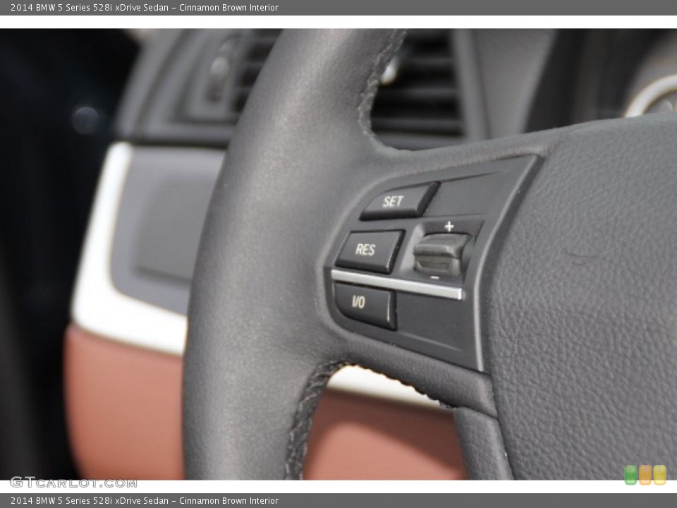 Cinnamon Brown Interior Controls for the 2014 BMW 5 Series 528i xDrive Sedan #91106093