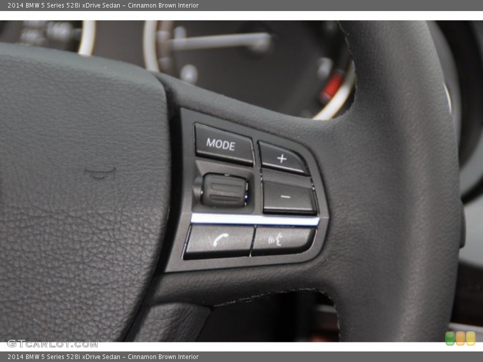 Cinnamon Brown Interior Controls for the 2014 BMW 5 Series 528i xDrive Sedan #91106117