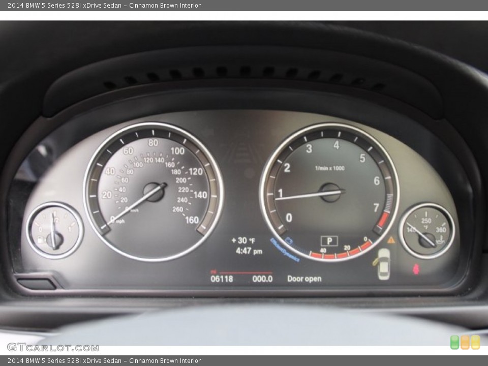 Cinnamon Brown Interior Gauges for the 2014 BMW 5 Series 528i xDrive Sedan #91106138
