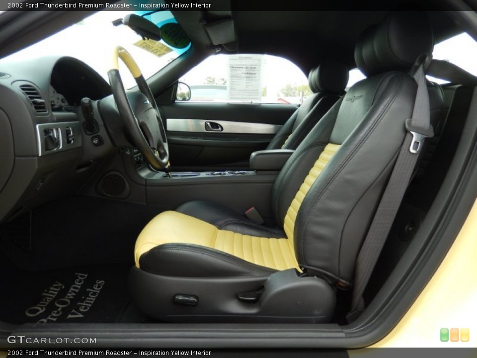 Inspiration Yellow Interior Photo for the 2002 Ford Thunderbird Premium Roadster #91107998