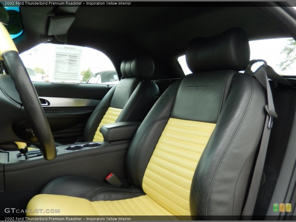 Inspiration Yellow Interior Front Seat for the 2002 Ford Thunderbird Premium Roadster #91108019