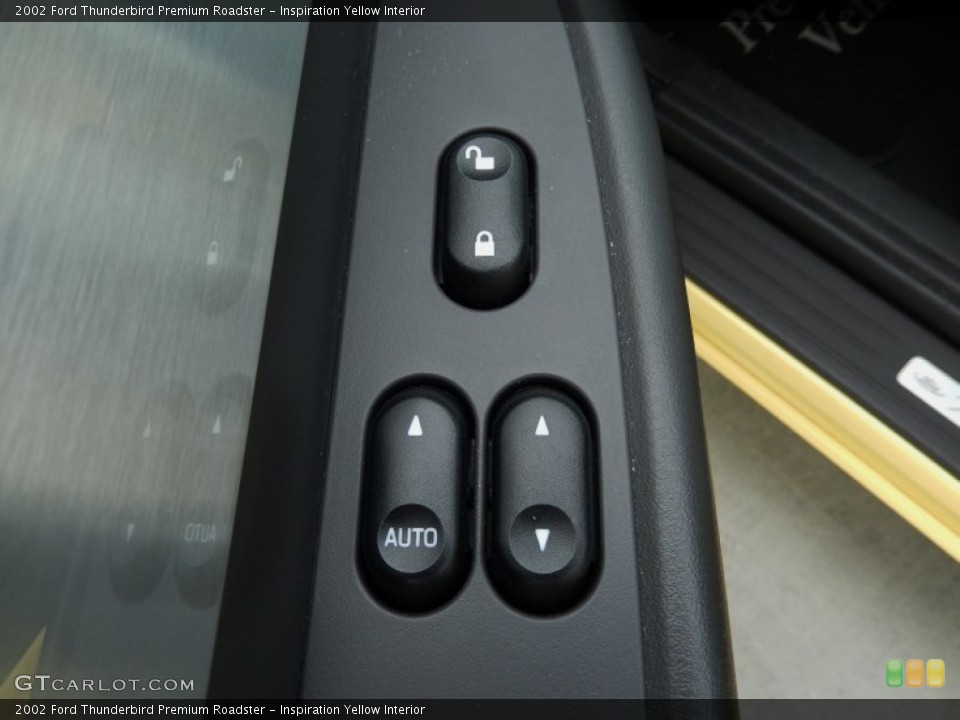 Inspiration Yellow Interior Controls for the 2002 Ford Thunderbird Premium Roadster #91108043
