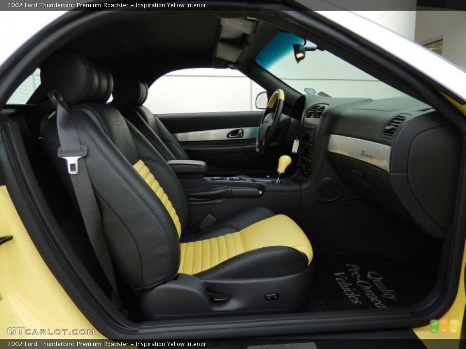 Inspiration Yellow Interior Front Seat for the 2002 Ford Thunderbird Premium Roadster #91108076