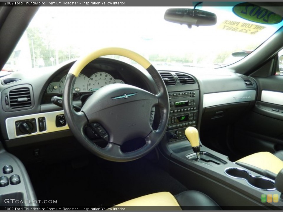 Inspiration Yellow Interior Dashboard for the 2002 Ford Thunderbird Premium Roadster #91108115