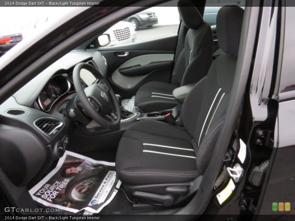 Black/Light Tungsten Interior Photo for the 2014 Dodge Dart SXT #91109758