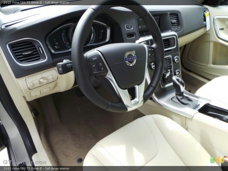 Soft Beige Interior Photo for the 2015 Volvo S60 T5 Drive-E #91111643