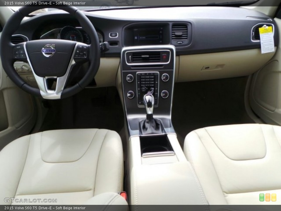 Soft Beige Interior Dashboard for the 2015 Volvo S60 T5 Drive-E #91111829