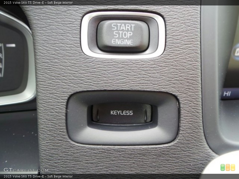 Soft Beige Interior Controls for the 2015 Volvo S60 T5 Drive-E #91112014