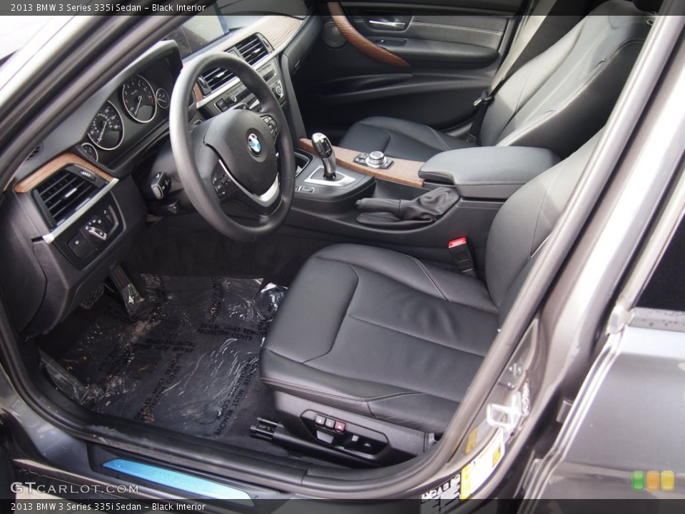 Black Interior Front Seat for the 2013 BMW 3 Series 335i Sedan #91112195